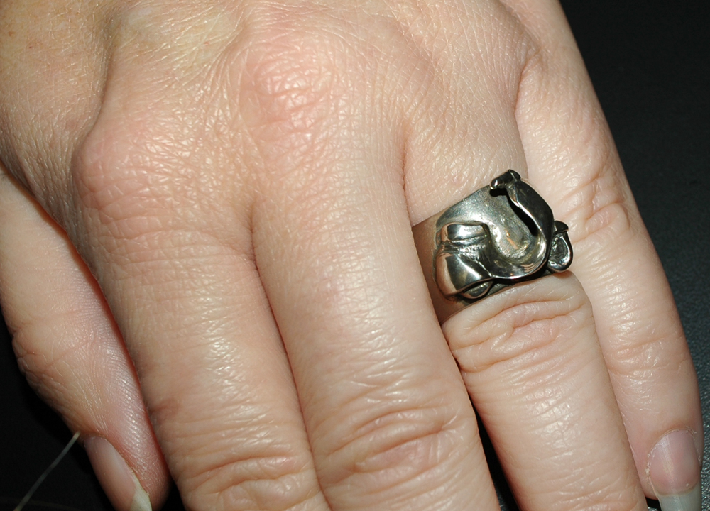 Belt Buckle Ring in Sterling Silver - SilverBotanica - Handmade Jewelry  designed by Alicia Hanson and Hi Octane Industries Inc.