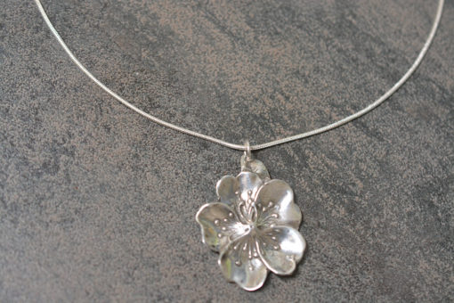Cherry Blossom Necklace - SilverBotanica - Handmade Jewelry designed by ...