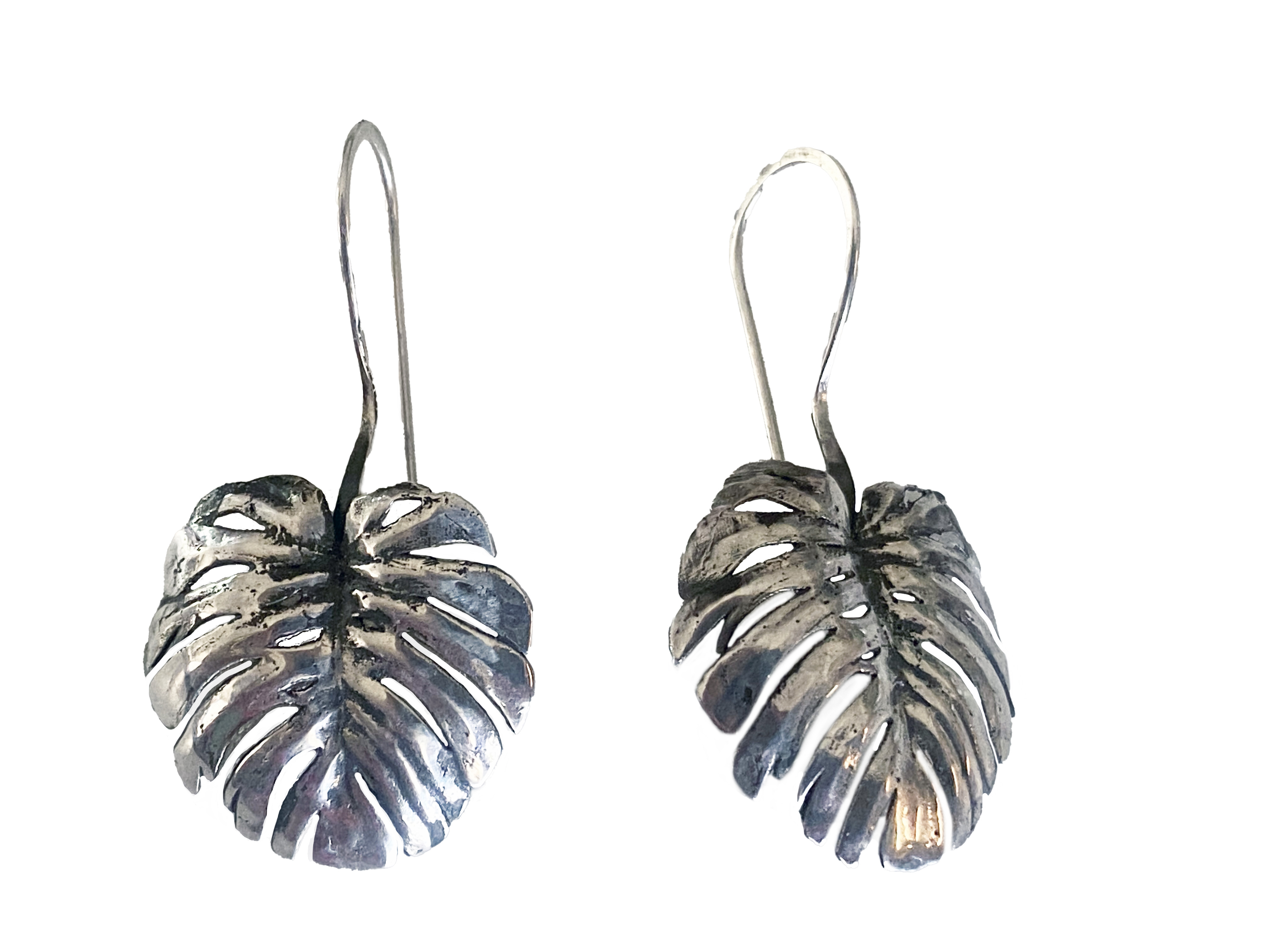 Mimosa Earrings - Small Mimosa Leaf — Home Malone